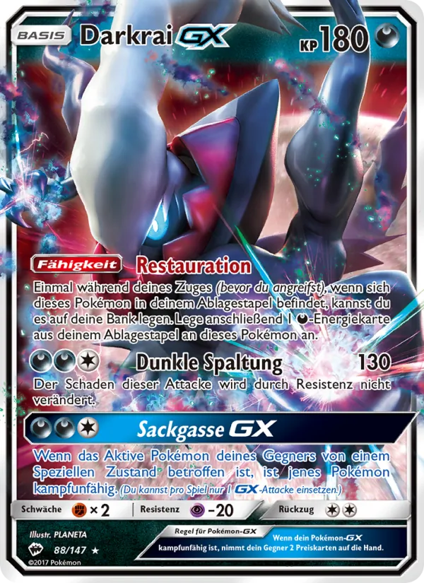Darkrai GX, Nacht in Flammen 88