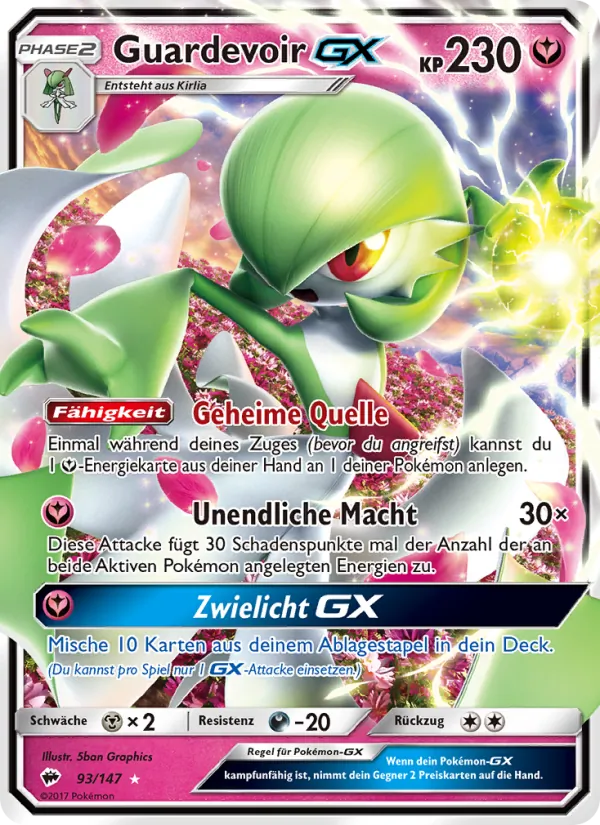 Guardevoir GX, Nacht in Flammen 93