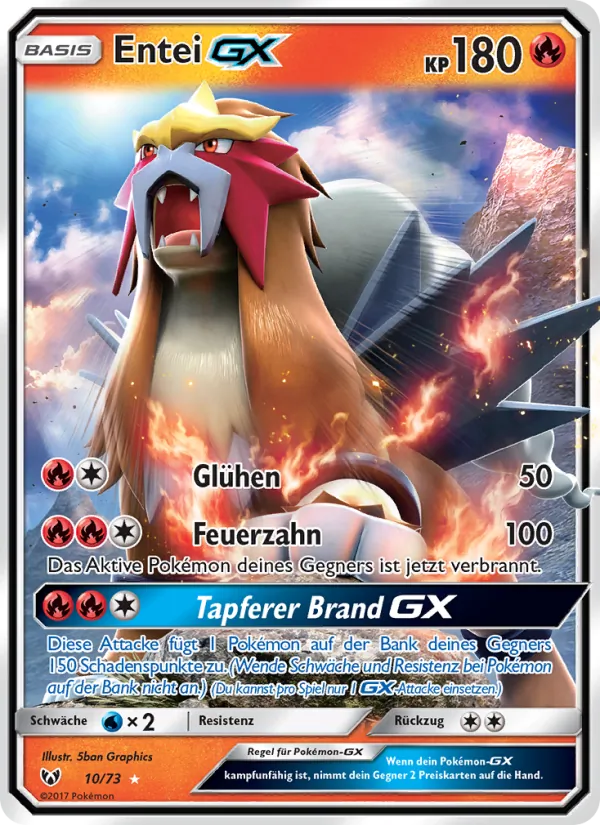 Entei GX, Schimmernde Legenden 10