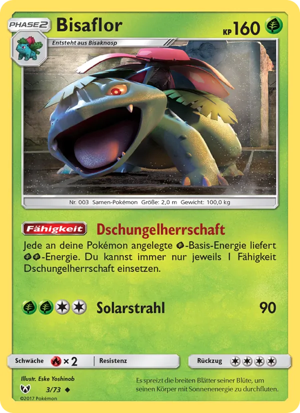 Bisaflor, Schimmernde Legenden 3