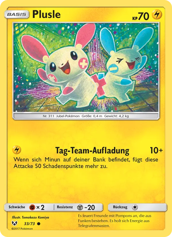 Plusle, Schimmernde Legenden 33