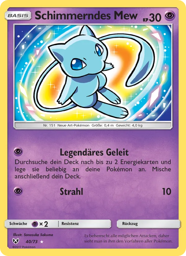 Schimmerndes Mew, Schimmernde Legenden 40