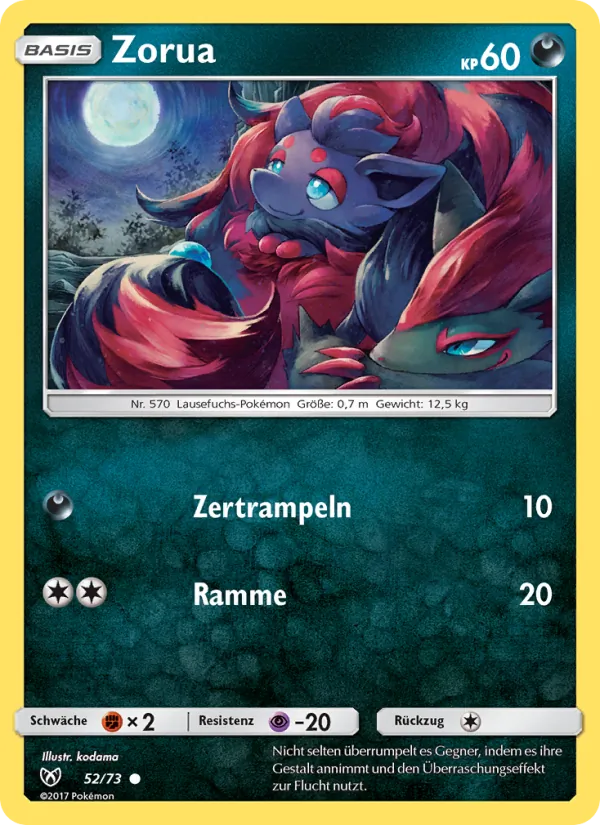 Zorua, Schimmernde Legenden 52