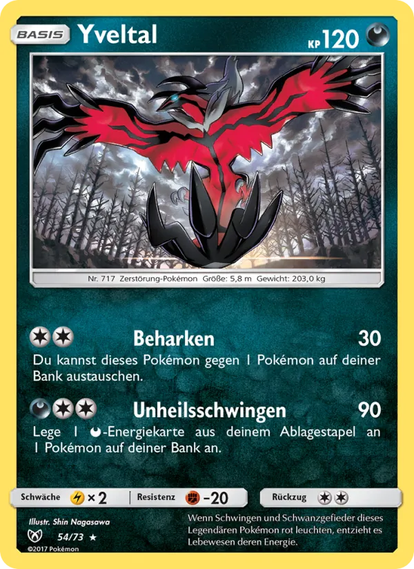 Yveltal, Schimmernde Legenden 54