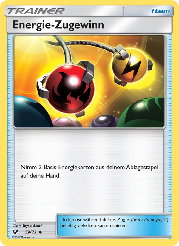 Energie-Zugewinn, Schimmernde Legenden 59