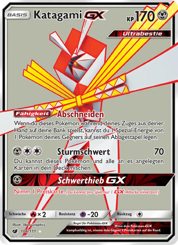 Katagami GX, Aufziehen der Sturmröte 106