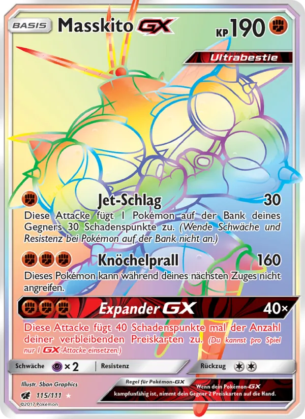 Masskito GX, Aufziehen der Sturmröte 115