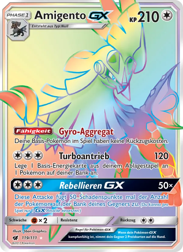 Amigento GX, Aufziehen der Sturmröte 119