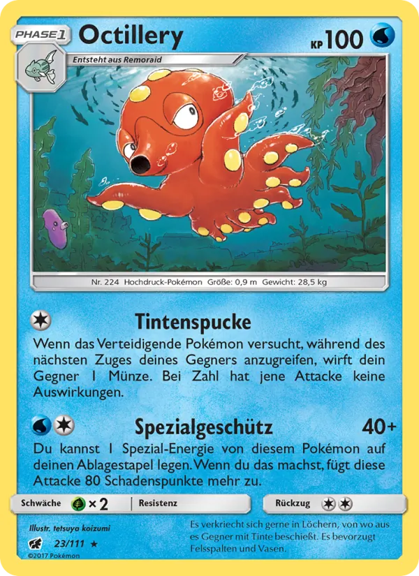 Octillery, Aufziehen der Sturmröte 23