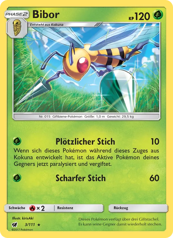 Bibor, Aufziehen der Sturmröte 3