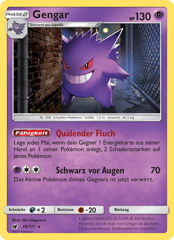 Gengar, Aufziehen der Sturmröte 38