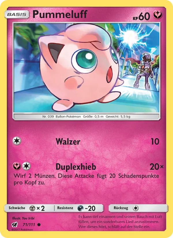 Pummeluff, Aufziehen der Sturmröte 71