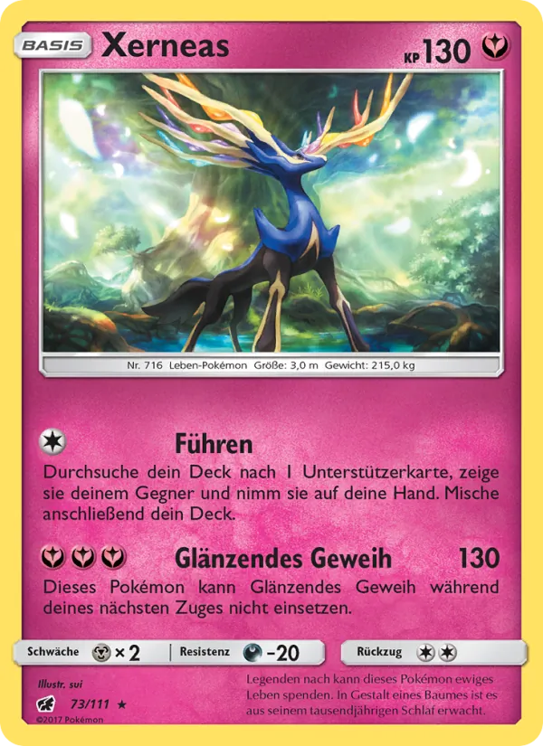 Xerneas, Aufziehen der Sturmröte 73