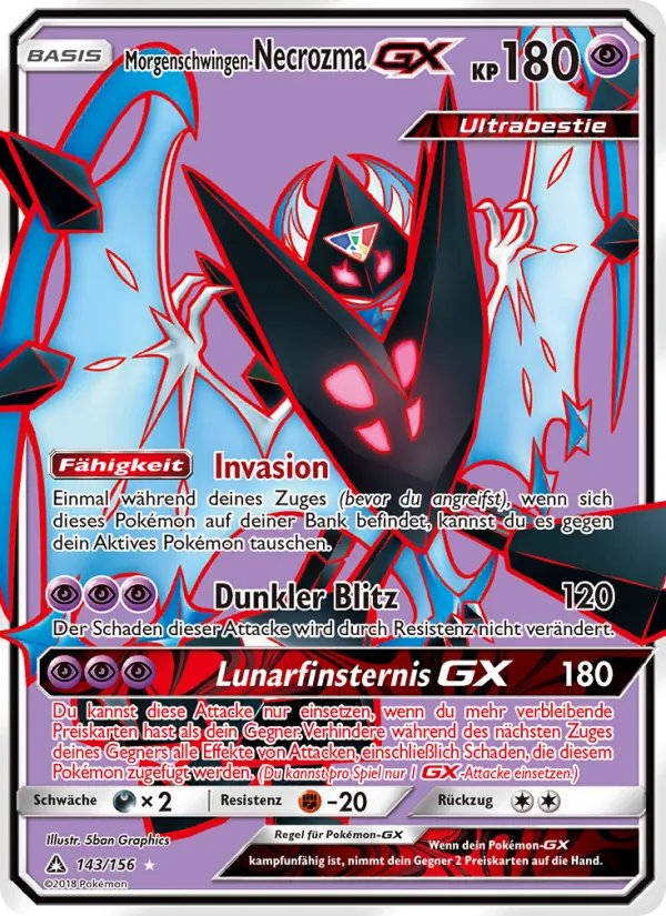 Morgenschwingen-Necrozma GX, Ultra-Prisma 143