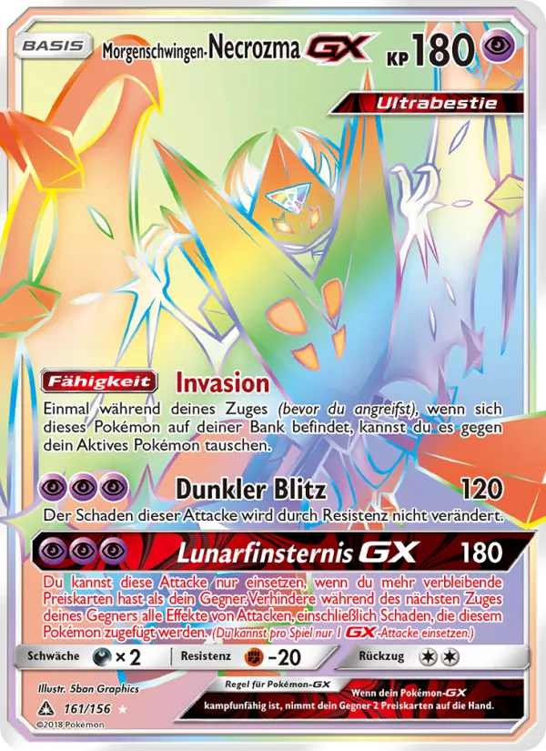Morgenschwingen-Necrozma GX, Ultra-Prisma 161