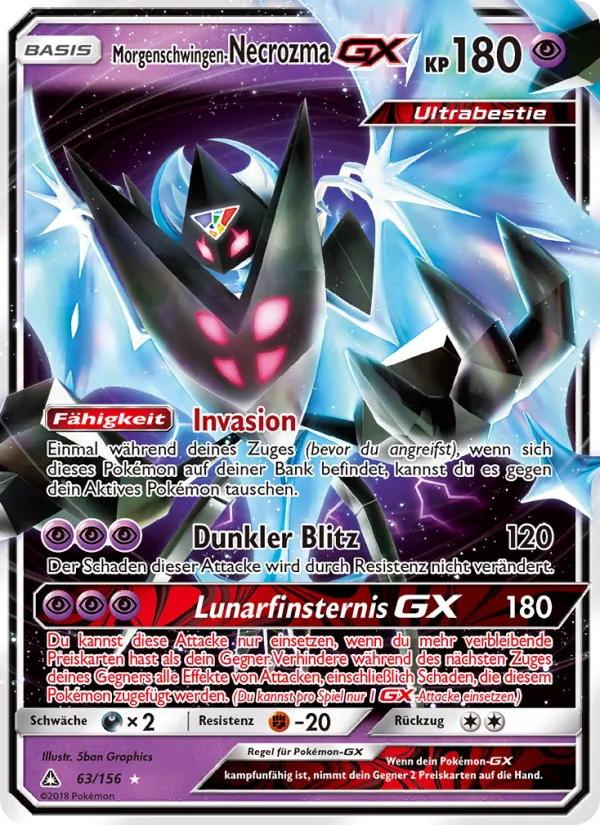 Morgenschwingen-Necrozma GX, Ultra-Prisma 63