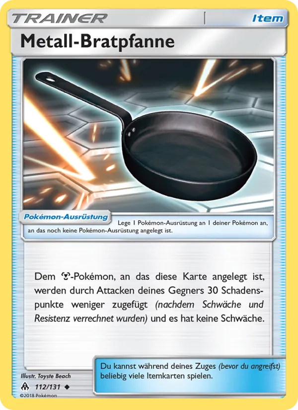 Metall-Bratpfanne, Grauen Der Lichtfinsternis 112