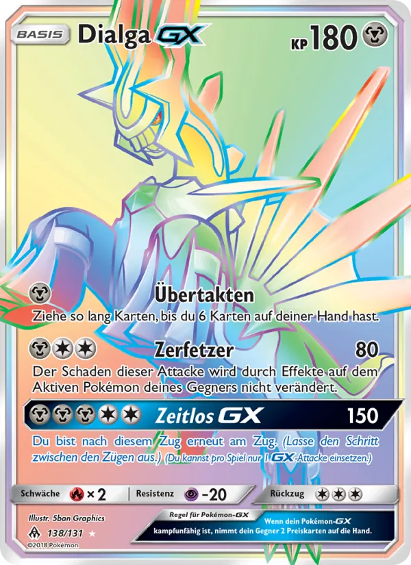 Dialga GX, Grauen Der Lichtfinsternis 138