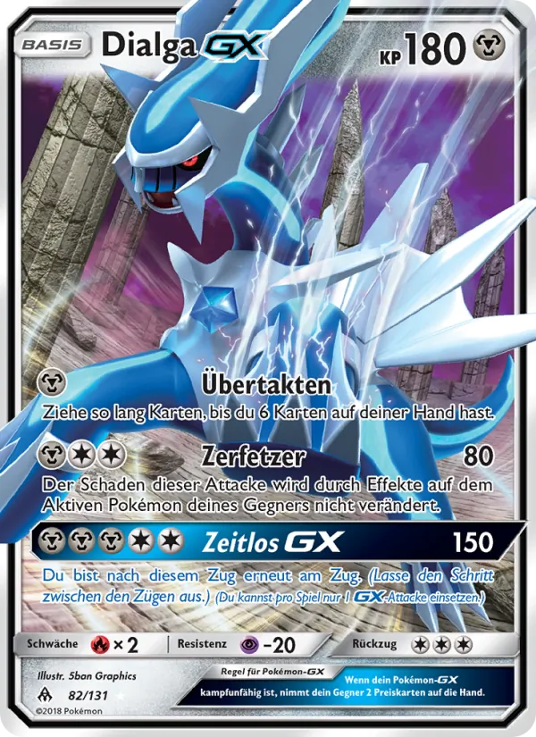 Dialga GX, Grauen Der Lichtfinsternis 82