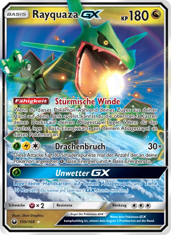 Rayquaza GX, Sturm Am Firmament 109