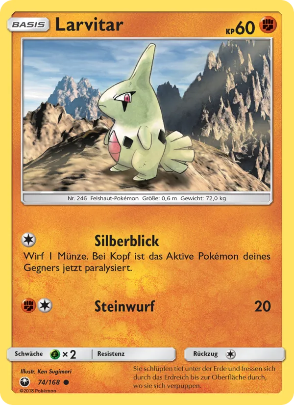 Larvitar, Sturm Am Firmament 74