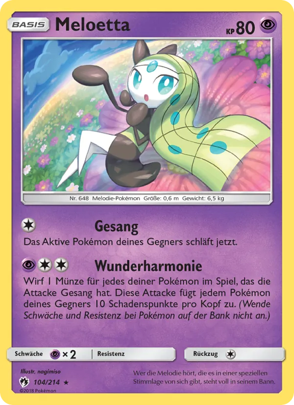 Meloetta, Echo des Donners 104