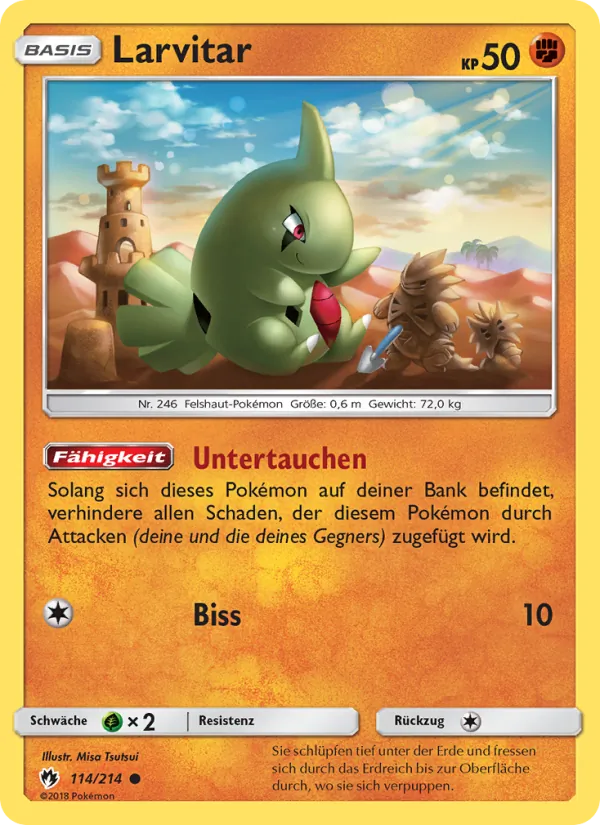 Larvitar, Echo des Donners 114