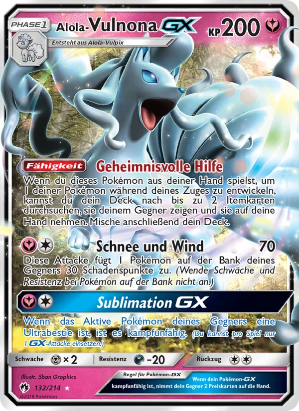 Alola Vulnona GX, Echo des Donners 132