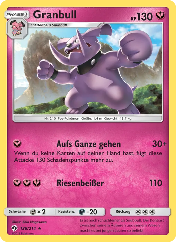 Granbull, Echo des Donners 138