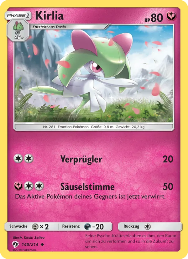 Kirlia, Echo des Donners 140