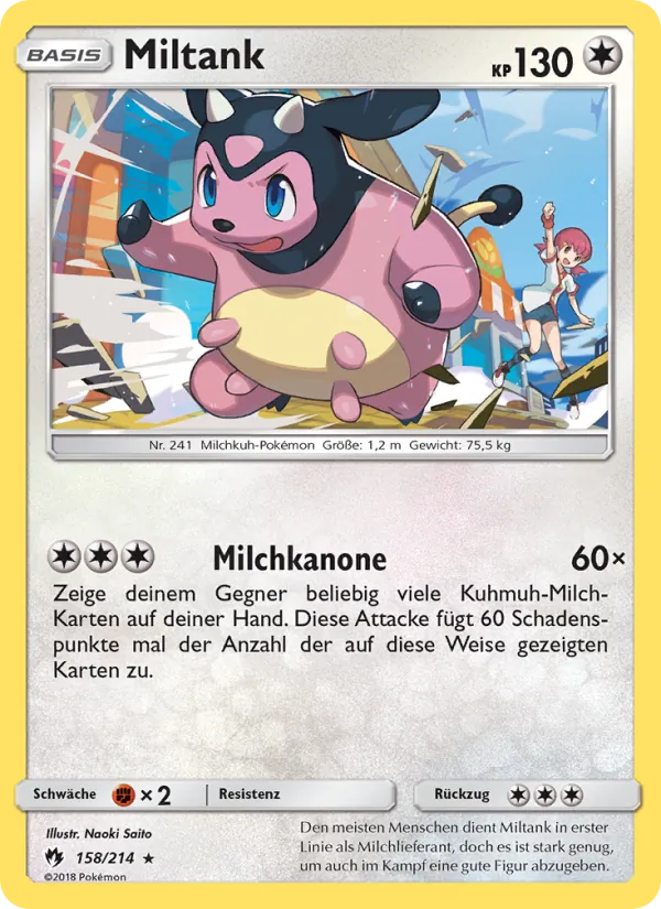 Miltank, Echo des Donners 158