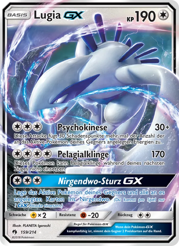 Lugia GX, Echo des Donners 159