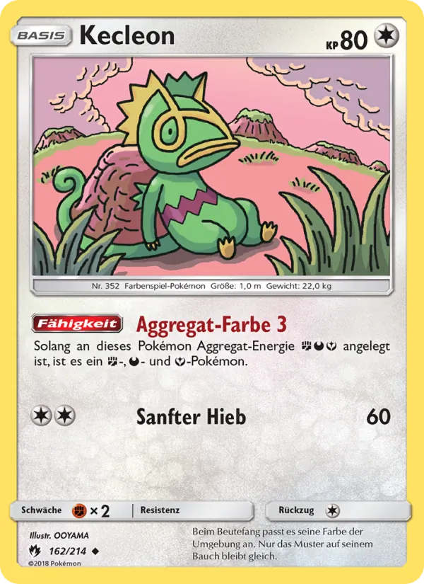 Kecleon, Echo des Donners 162