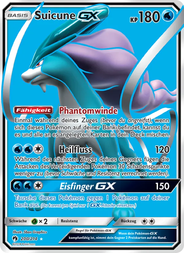 Suicune GX, Echo des Donners 200