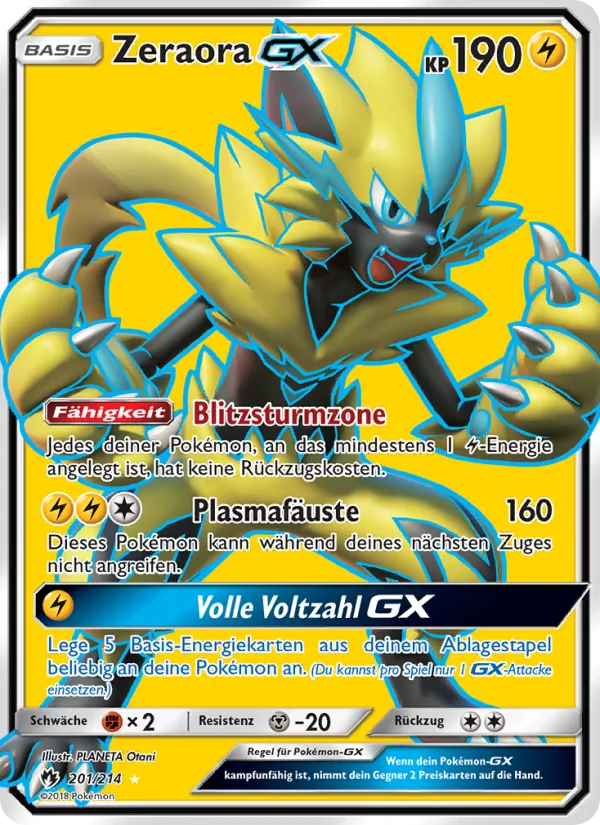 Zeraora GX, Echo des Donners 201