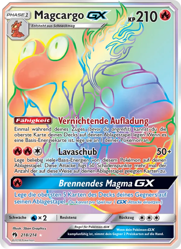 Magcargo GX, Echo des Donners 218