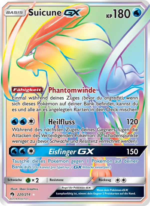 Suicune GX, Echo des Donners 220