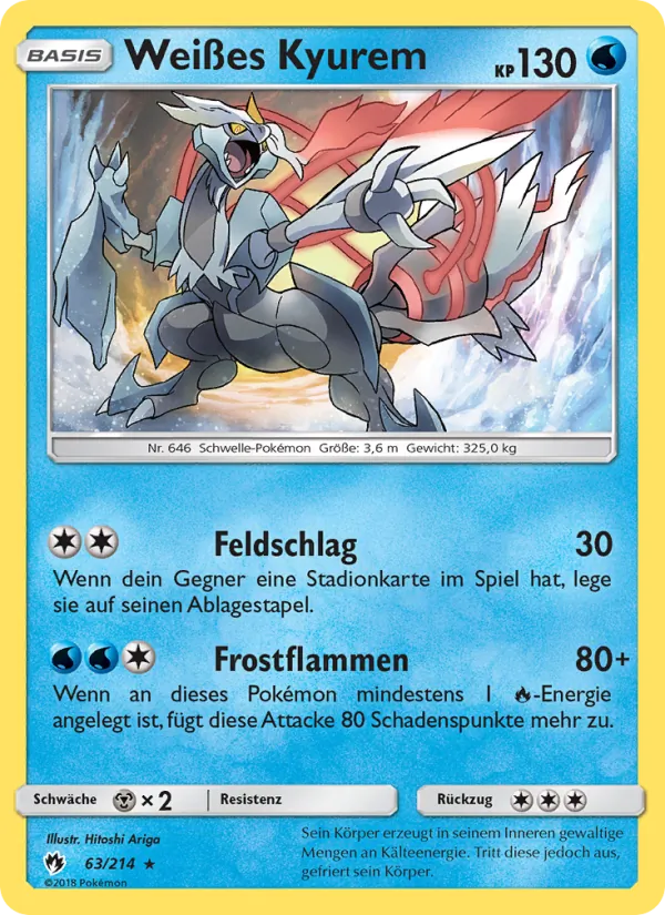 Weißes Kyurem, Echo des Donners 63