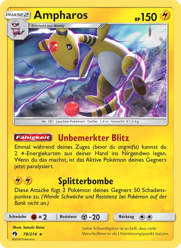Ampharos, Echo des Donners 78