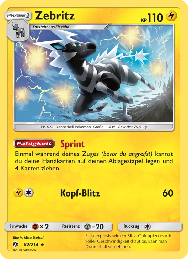 Zebritz, Echo des Donners 82