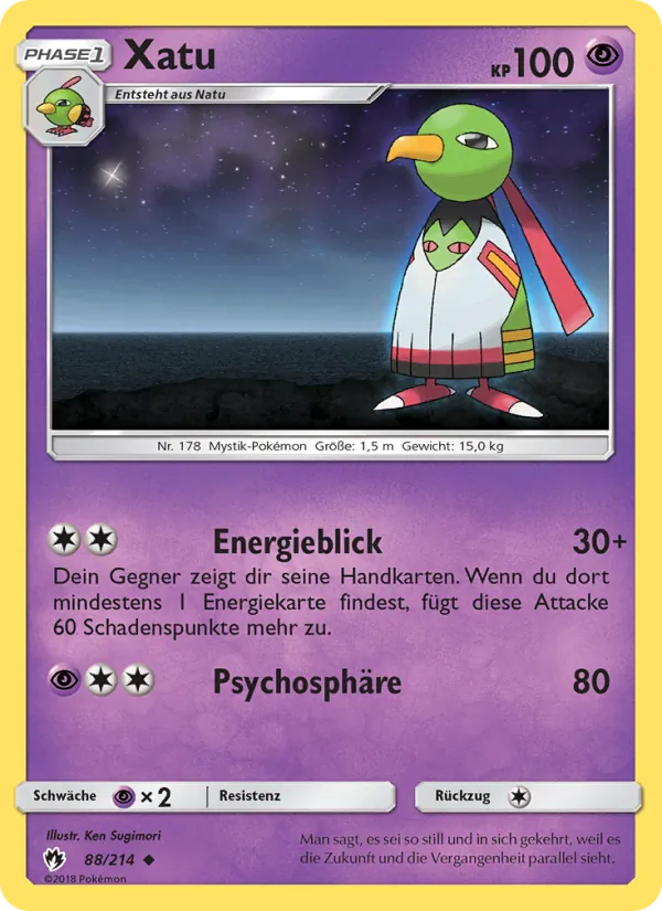 Xatu, Echo des Donners 88