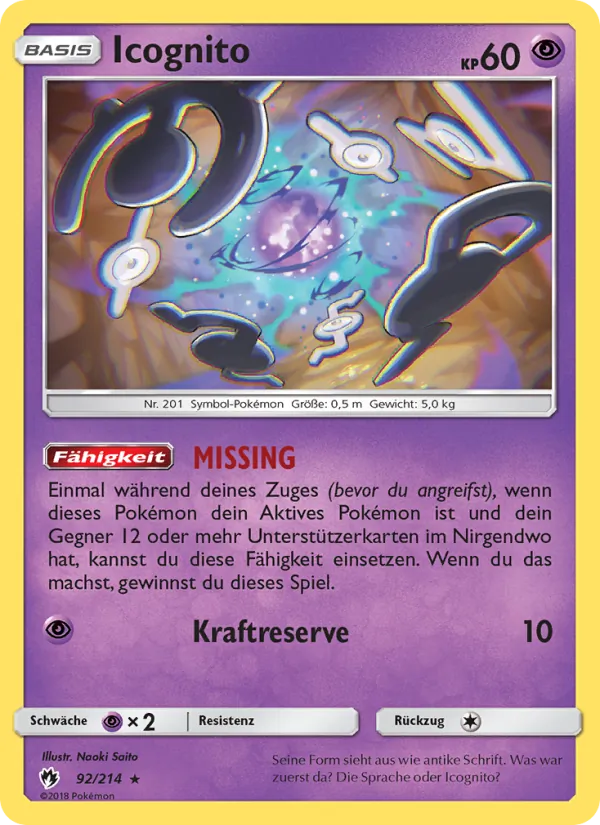 Icognito, Echo des Donners 92
