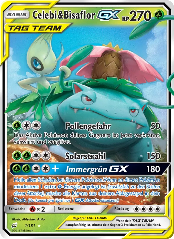 Celebi & Bisaflor GX, Teams Sind Trumpf 1