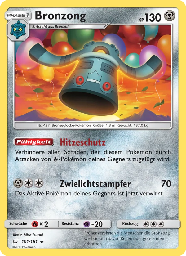 Bronzong, Teams Sind Trumpf 101