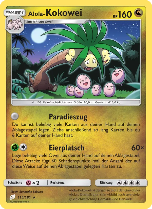 Alola-Kokowei, Teams Sind Trumpf 115