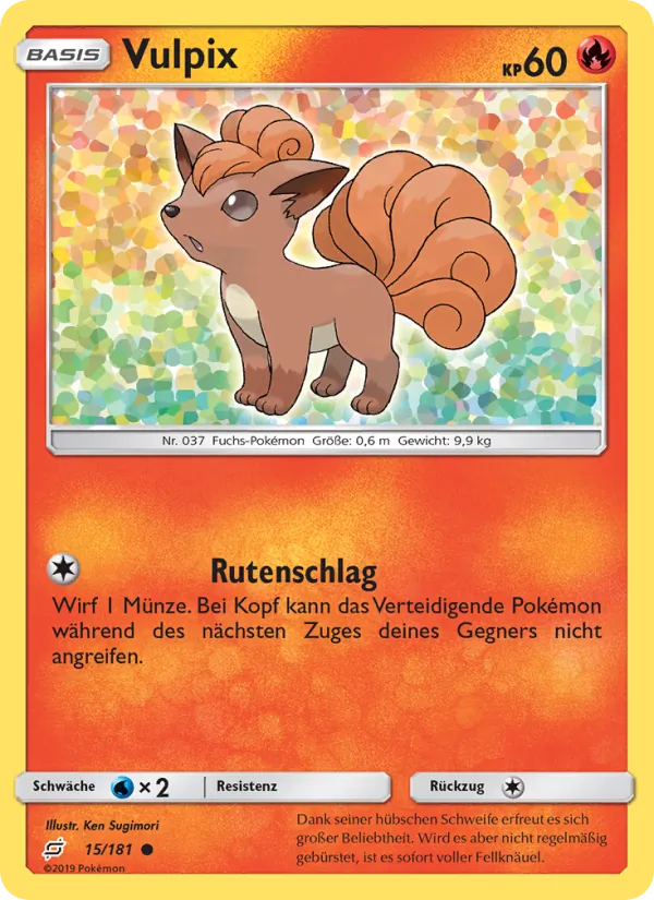 Vulpix, Teams Sind Trumpf 15