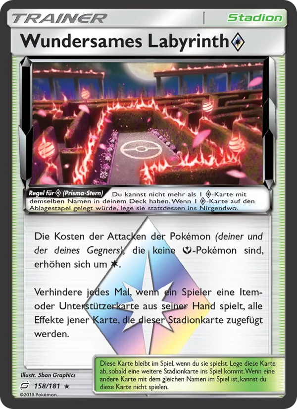 Wundersames Labyrinth ◇, Teams Sind Trumpf 158