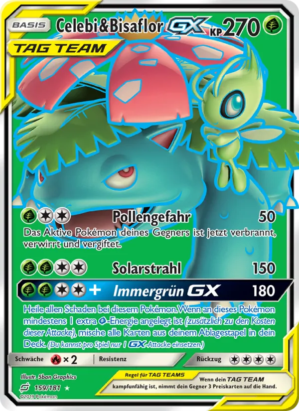 Celebi & Bisaflor GX, Teams Sind Trumpf 159