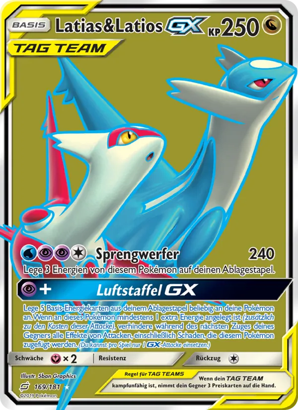 Latias & Latios GX, Teams Sind Trumpf 169