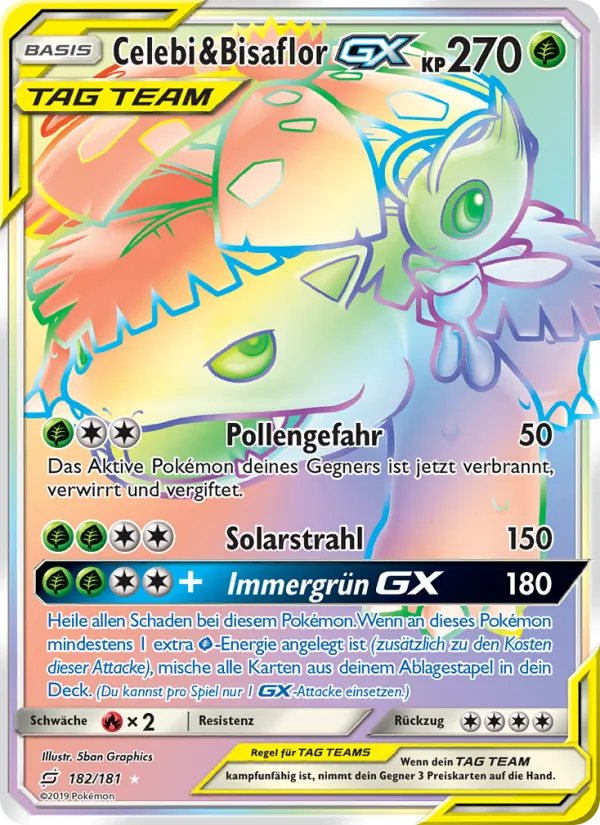 Celebi & Bisaflor GX, Teams Sind Trumpf 182